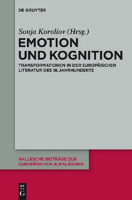 Emotion und Kognition (English, Sonja Koroliov)