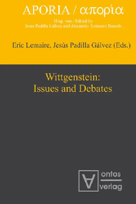Buy Wittgenstein (English, Eric Lemaire) — BookShops.in