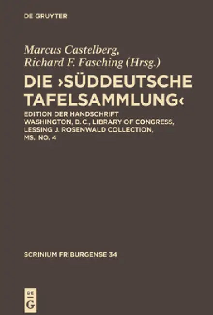 Buy Die, Süddeutsche Tafelsammlung' (English, Marcus Castelberg | Richard F. Fasching) — BookShops.in