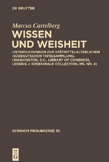 Buy Wissen und Weisheit (English, Marcus Castelberg) — BookShops.in