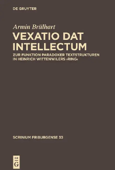 Buy , Vexatio dat intellectum' (English, Armin Brülhart) — BookShops.in
