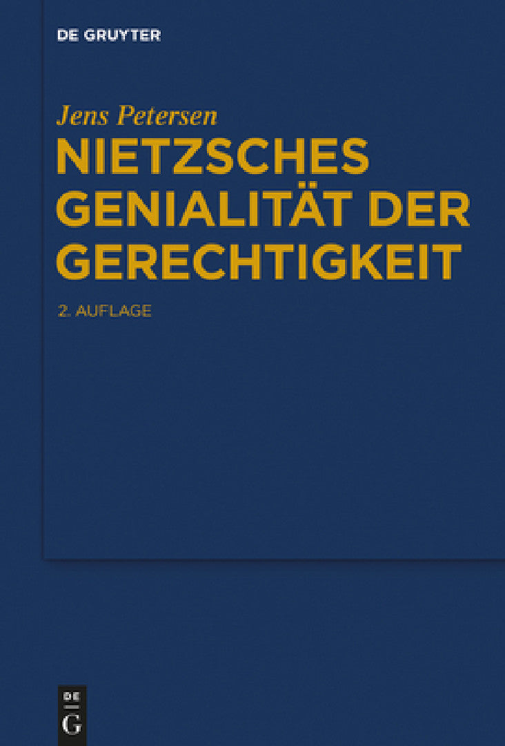 Buy Nietzsches Genialität der Gerechtigkeit (English, Jens Petersen) — BookShops.in