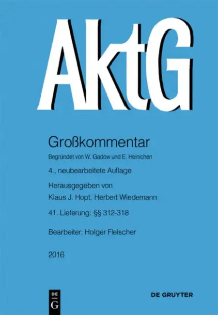 Buy 312-318 (English, Holger Fleischer) — BookShops.in