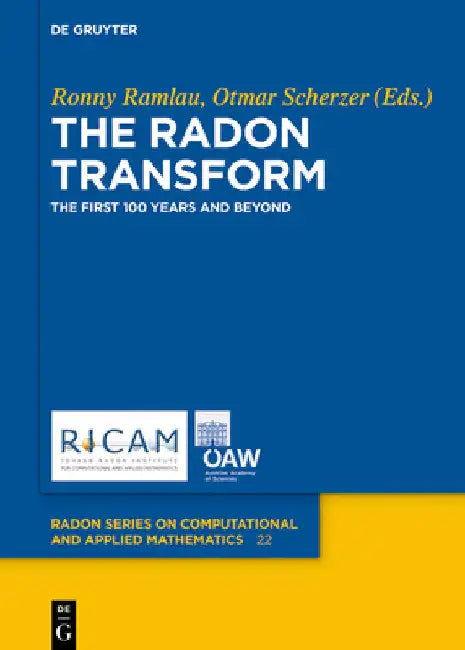 Buy The Radon Transform (English, Ronny Ramlau | Otmar Scherzer) — BookShops.in