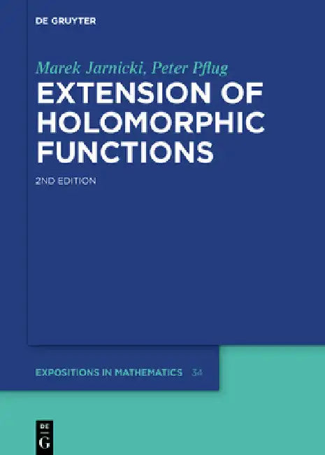 Buy Extension of Holomorphic Functions (English, Marek Jarnicki | Peter Pflug) — BookShops.in