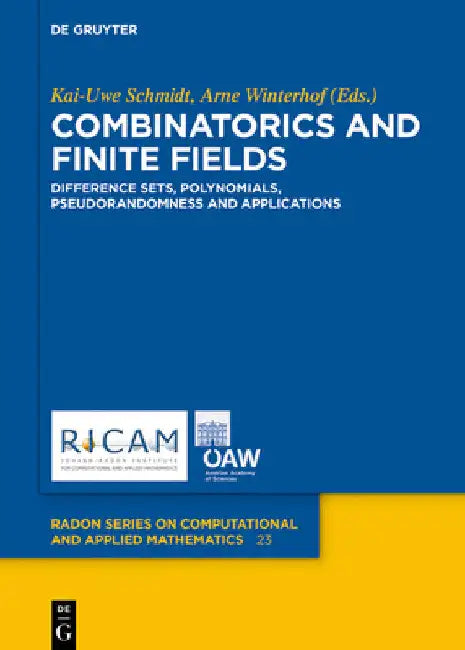 Buy Combinatorics and Finite Fields (English, Kai-Uwe Schmidt | Arne Winterhof) — BookShops.in