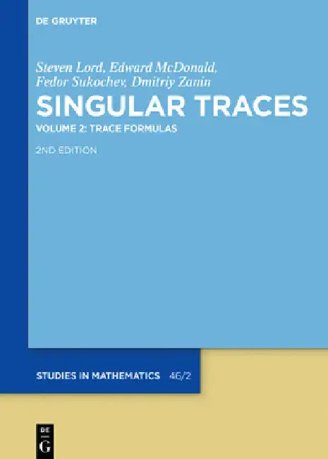 Buy Trace Formulas (English, Steven Lord | Edward McDonald | Fedor Sukochev) — BookShops.in