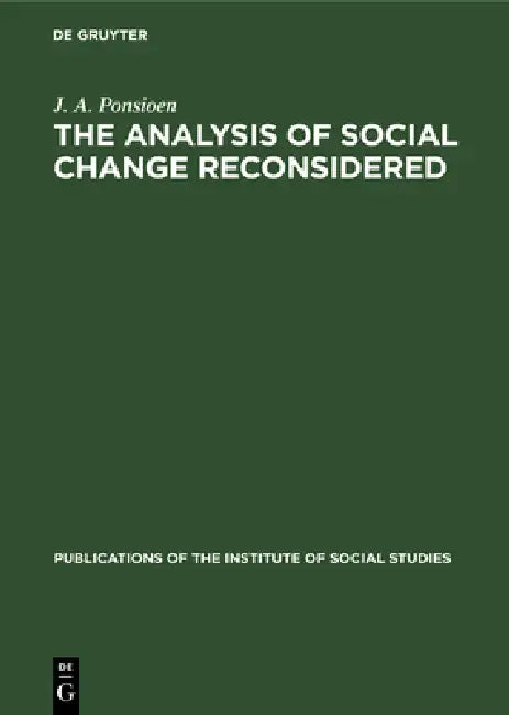 The Analysis of Social Change Reconsidered (English, J. A. Ponsioen)