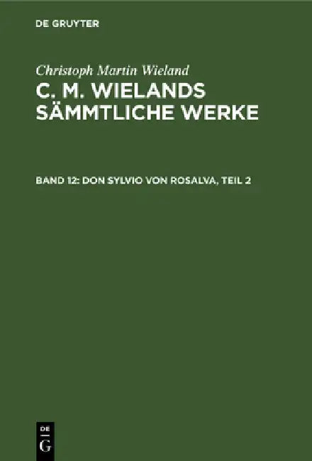 Buy Don Sylvio Von Rosalva, Teil 2 (English, Christoph Martin Wieland) — BookShops.in