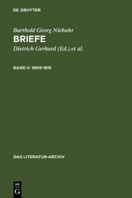 Buy 1809-1816 (English, Dietrich Gerhard | William Norvin | Barthold Georg Niebuhr) — BookShops.in