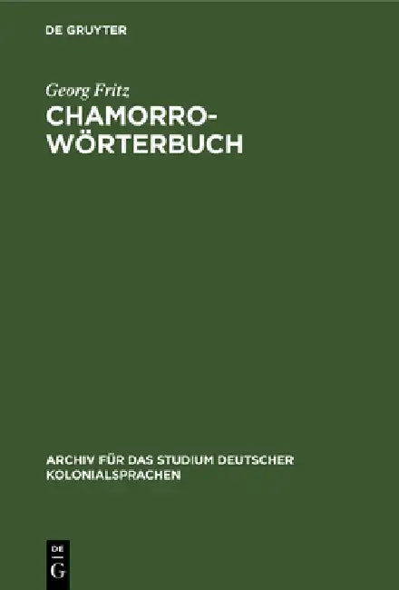 Chamorro-Wörterbuch (English, Georg Fritz)