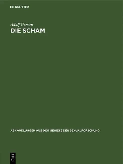 Buy Die Scham (English, Adolf Gerson) — BookShops.in