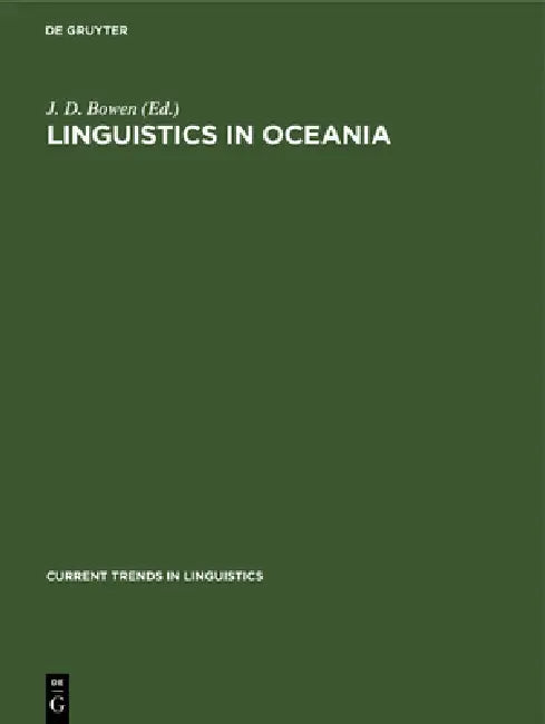 Buy Linguistics in Oceania (English, J. D. Bowen) — BookShops.in