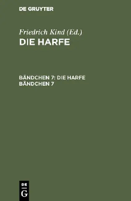 Buy Die Harfe. Bändchen 7 (English, Friedrich Kind) — BookShops.in
