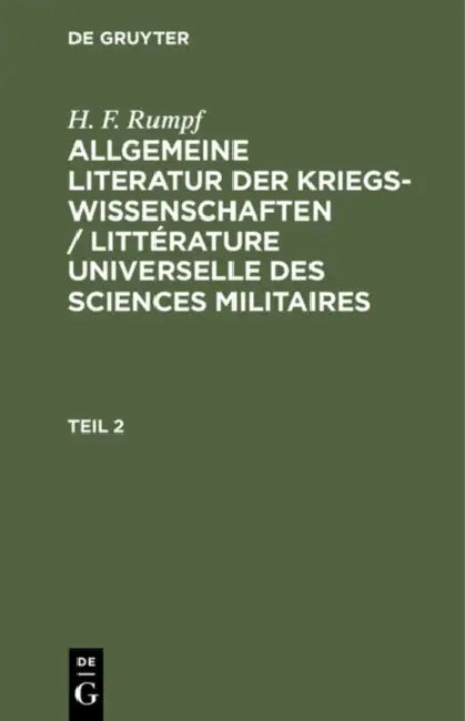 Buy H. F. Rumpf (English, H. F. Rumpf) — BookShops.in