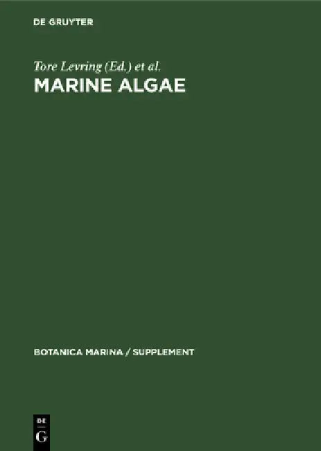 Buy Marine Algae (English, Tore Levring | Heinz August Hoppe | Otto J. Schmid) — BookShops.in
