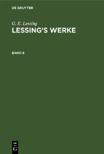 Buy G. E. Lessing (English, Franz Muncker | G. E. Lessing) — BookShops.in