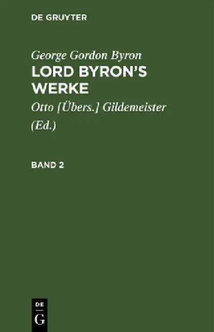 Buy George Gordon Byron (English, Gildemeister | George Gordon Byron) — BookShops.in