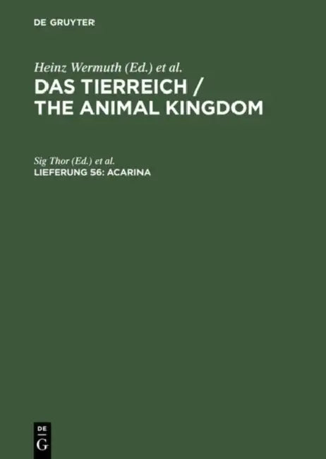 Buy Acarina (English, Sig Thor | Heinz Wermuth | Robert Mertens) — BookShops.in