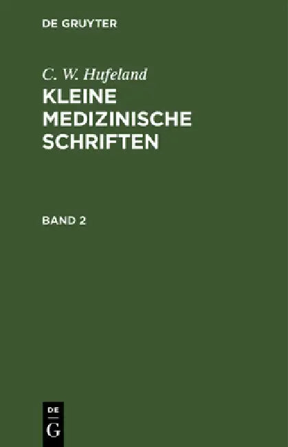 Buy C. W. Hufeland (English, C. W. Hufeland) — BookShops.in
