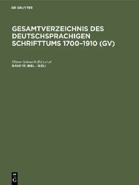 Buy Bibl - Bieli (English, Hilmar Schmuck | Willi Gorzny | Hans Popst) — BookShops.in