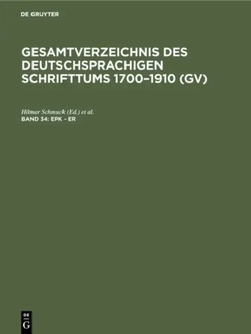 Epk - Er (English, Hilmar Schmuck | Willi Gorzny | Hans Popst)