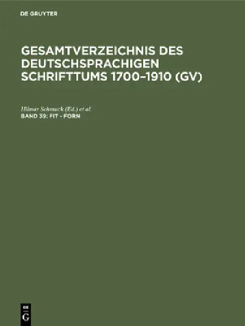 Buy Fit - Forn (English, Hilmar Schmuck | Willi Gorzny | Hans Popst) — BookShops.in