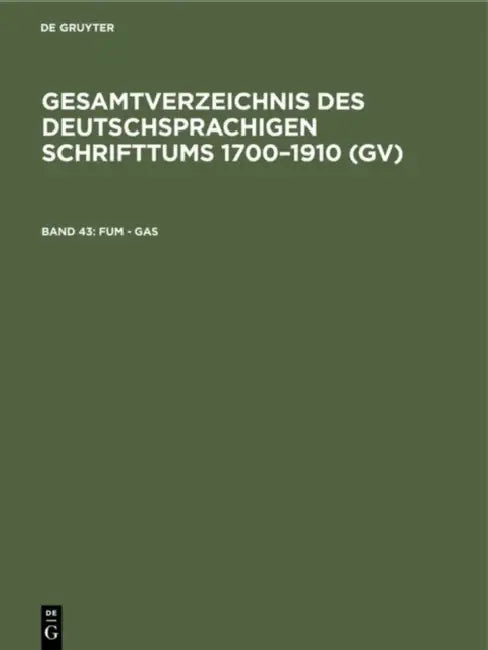 Buy Fum - Gas (English, Hilmar Schmuck | Willi Gorzny | Peter Geils) — BookShops.in