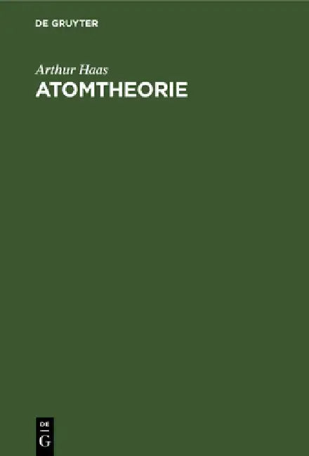 Buy Atomtheorie (English, Arthur Haas) — BookShops.in