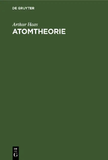 Buy Atomtheorie (English, Arthur Haas) — BookShops.in