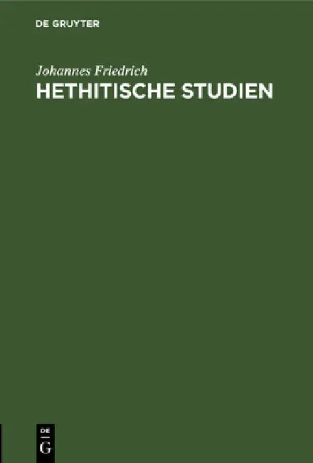 Buy Hethitische Studien (English, Johannes Friedrich) — BookShops.in