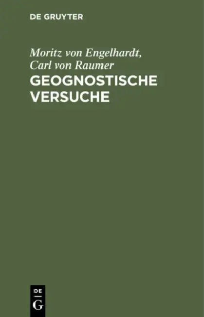 Buy Geognostische Versuche (English, Moritz Von Engelhardt | Carl Von Raumer) — BookShops.in