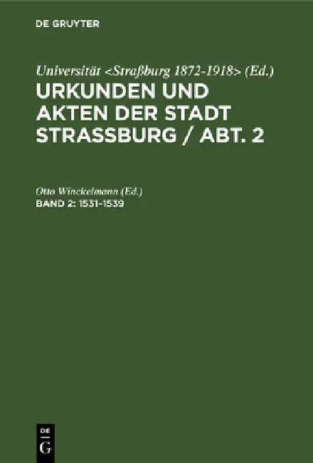 Buy 1531-1539 (English, Otto Winckelmann) — BookShops.in