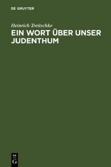 Buy Ein Wort über unser Judenthum (English, Heinrich Treitschke) — BookShops.in