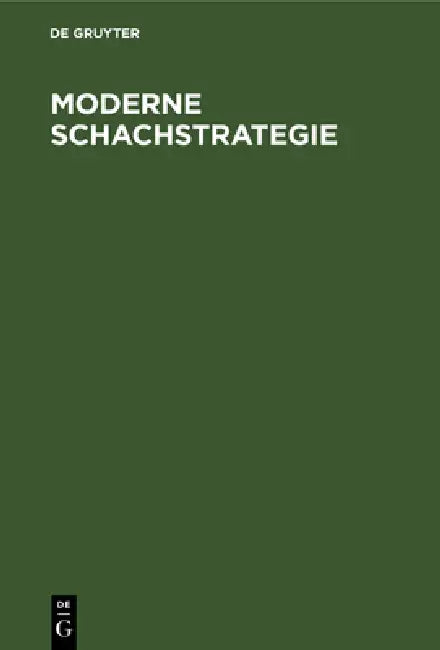 Moderne Schachstrategie (English, No Contributor)