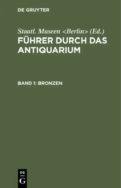 Buy Bronzen (English, Staatliche Museen) — BookShops.in