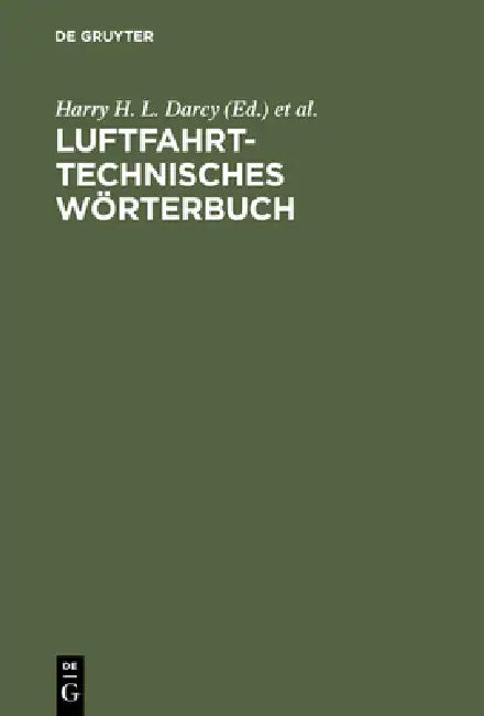 Luftfahrttechnisches Wörterbuch (English, Harry H. L. Darcy | H. Koppe)