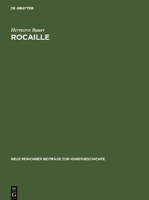 Buy Rocaille (English, Hermann Bauer) — BookShops.in