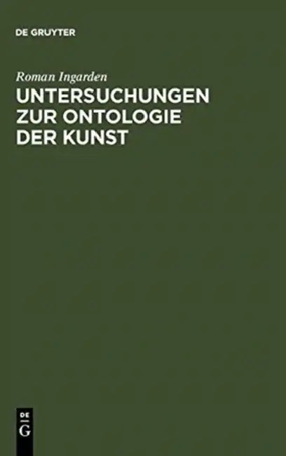 Buy Untersuchungen Zur Ontologie Der Kunst (English, Roman Ingarden) — BookShops.in