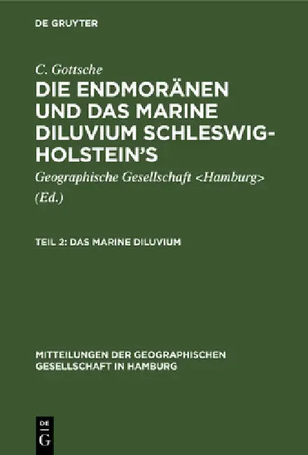 Buy Das Marine Diluvium (English, Geographische Gesellschaft | C. Gottsche) — BookShops.in