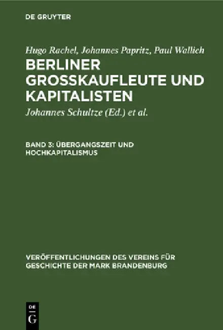 Buy Übergangszeit und Hochkapitalismus (English, Johannes Schultze | Henry C. Wallich | Gerd Heinrich) — BookShops.in