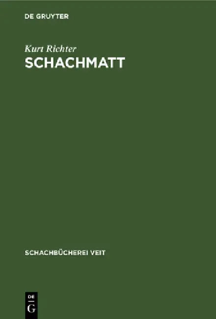 Buy Schachmatt (English, Kurt Richter) — BookShops.in