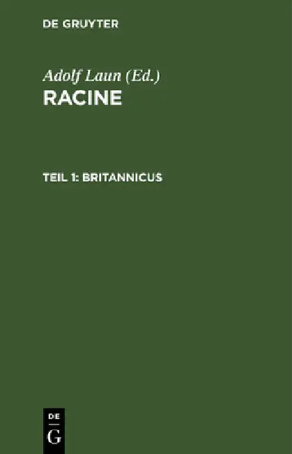 Buy Britannicus (English, Adolf Laun) — BookShops.in