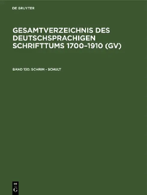 Buy Schrim - Schult (English, Hilmar Schmuck | Willi Gorzny | Peter Geils) — BookShops.in