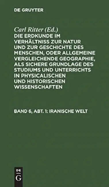 Buy Iranische Welt (English, Carl Ritter) — BookShops.in