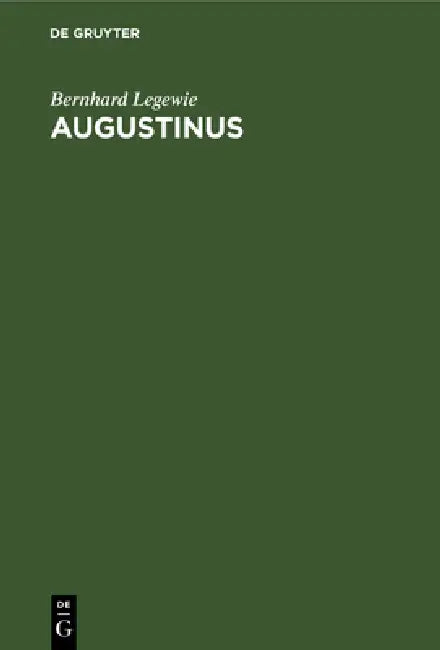 Buy Augustinus (English, Bernhard Legewie) — BookShops.in