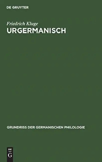 Buy Urgermanisch (English, Friedrich Kluge) — BookShops.in