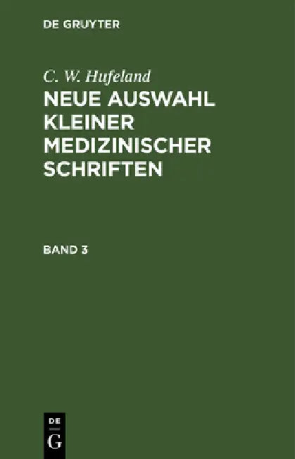 Buy C. W. Hufeland (English, C. W. Hufeland) — BookShops.in
