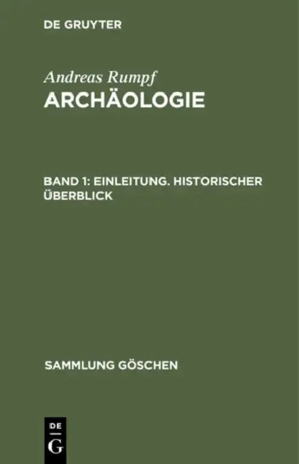 Buy Einleitung. Historischer Überblick (English, Andreas Rumpf) — BookShops.in