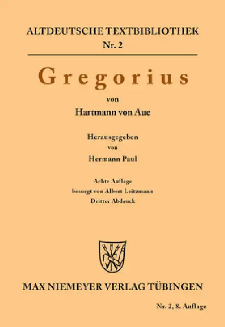 Buy Gregorius (English, Hartmann Von Aue | Hermann Paul | Albert Leitzmann) — BookShops.in